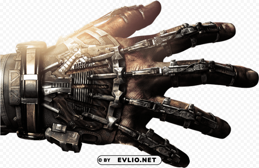 call of duty advanced warfare hand Transparent PNG Isolated Object Design