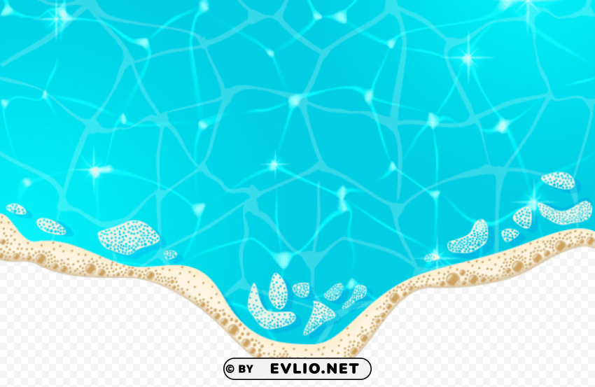 sea wave ground PNG clipart with transparent background