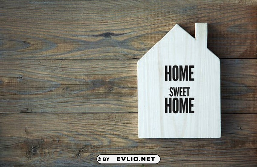 sweet home ClearCut PNG Isolated Graphic