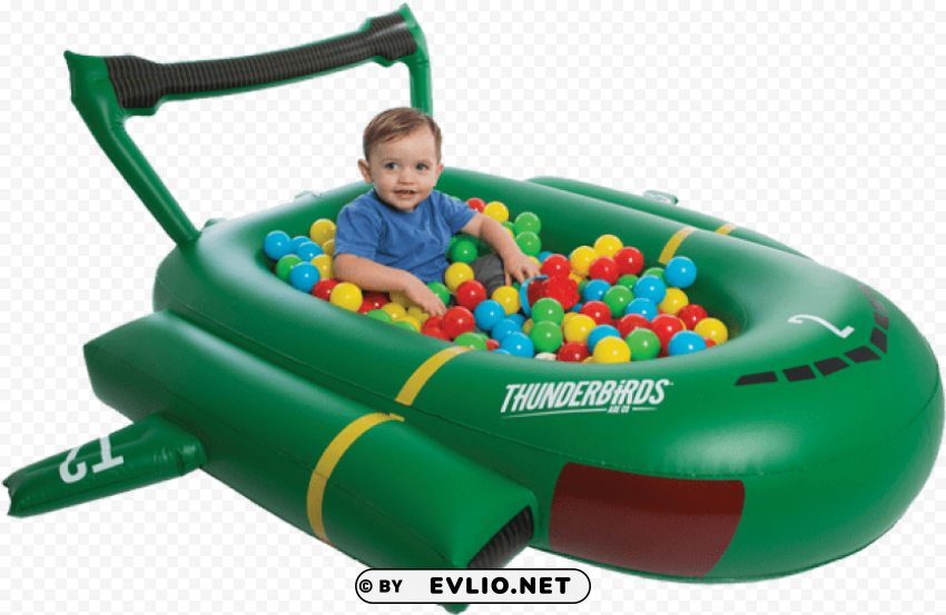 thunderbirds inflatable thunderbird 2 pool PNG Image with Isolated Artwork
