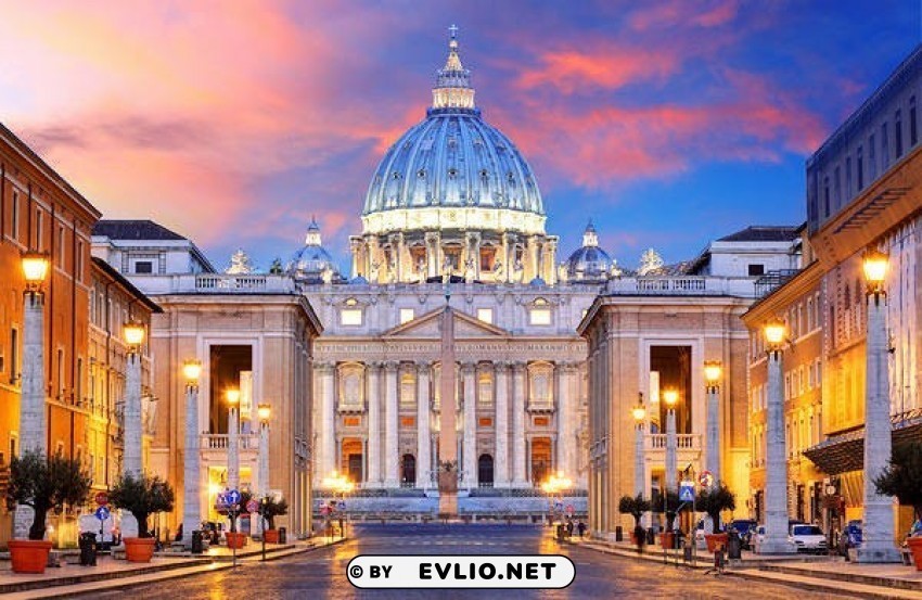 vatican rome italy wallpaper PNG with alpha channel