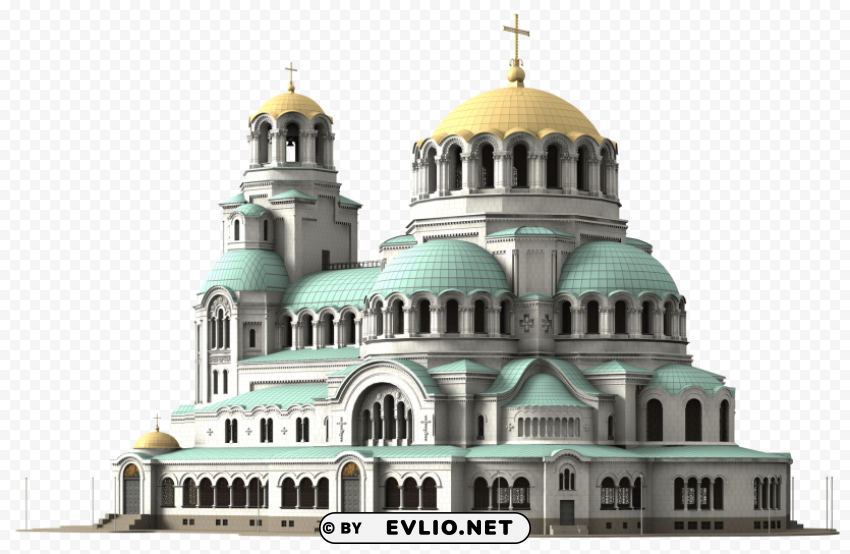 Cathedral Church Isolated Subject in HighResolution PNG