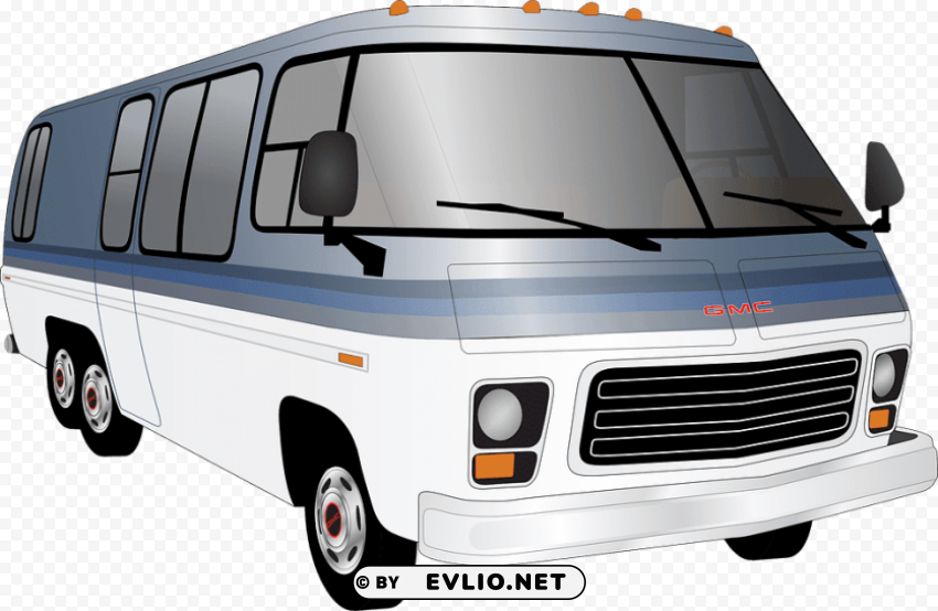 gmc camper motorhome Isolated Subject in HighResolution PNG