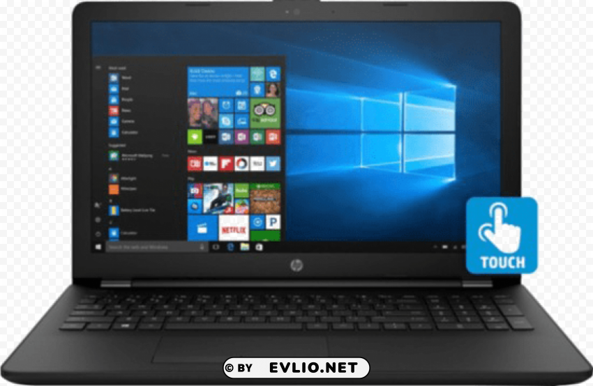 hp laptop Isolated Illustration in Transparent PNG