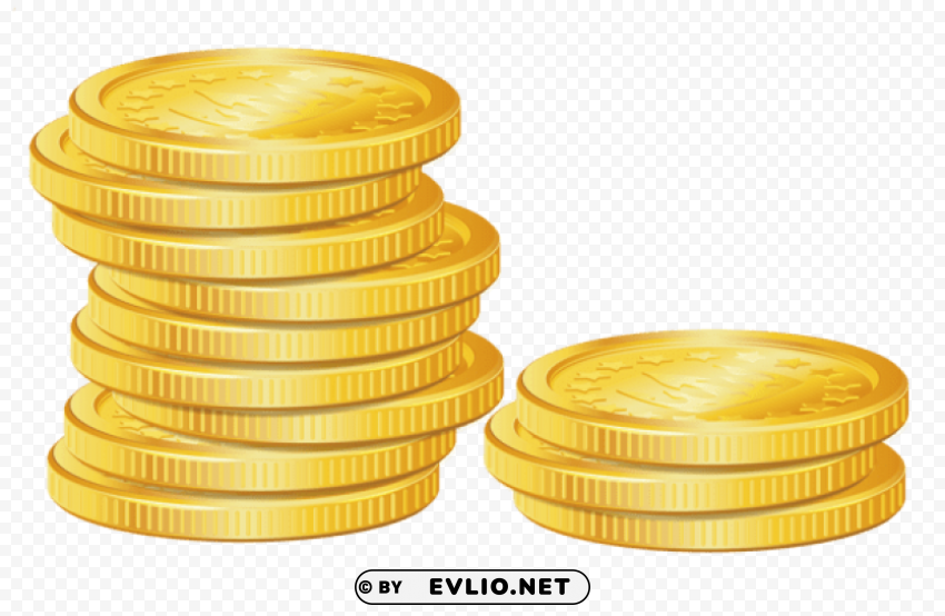 pile of coins PNG transparent photos vast collection