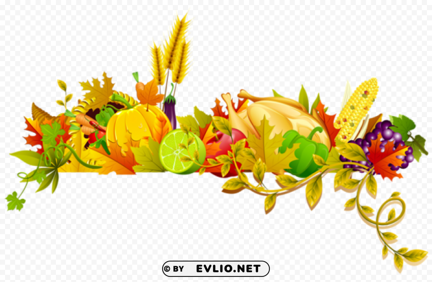  thanksgiving decor Transparent PNG Isolated Design Element