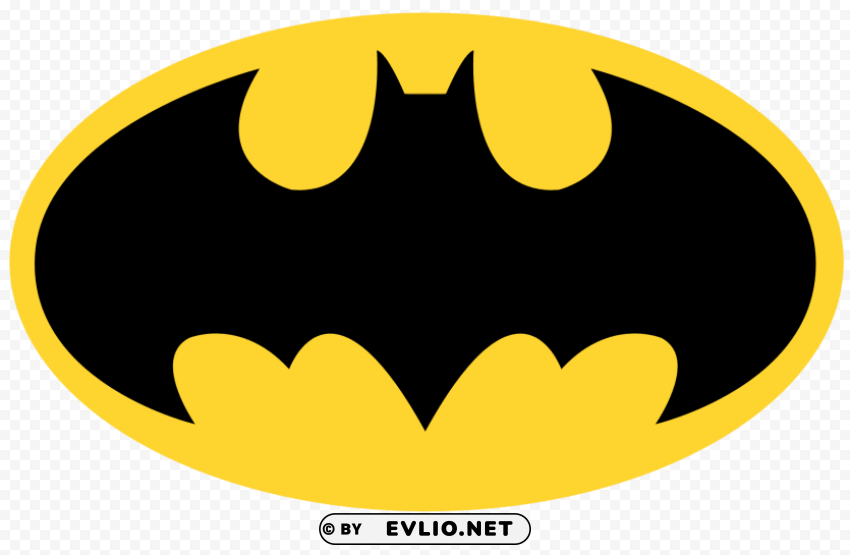 batman logo Isolated Graphic on Clear PNG png - Free PNG Images ID e855ed29