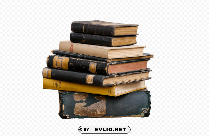 Stack of Books - Transparent Background - ID 827377a9 Clear image PNG