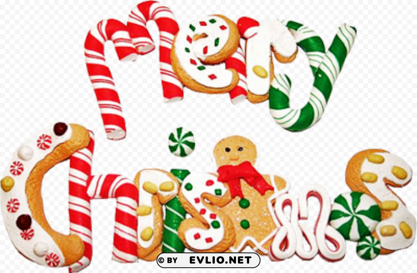 merry christmas sweet text label PNG Graphic Isolated on Transparent Background