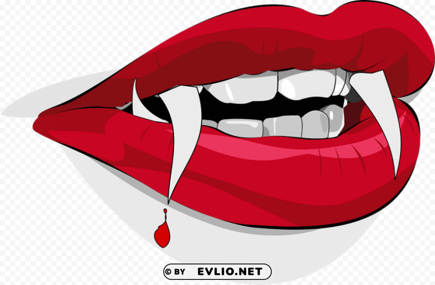 open vampire mouth Isolated Subject on HighResolution Transparent PNG