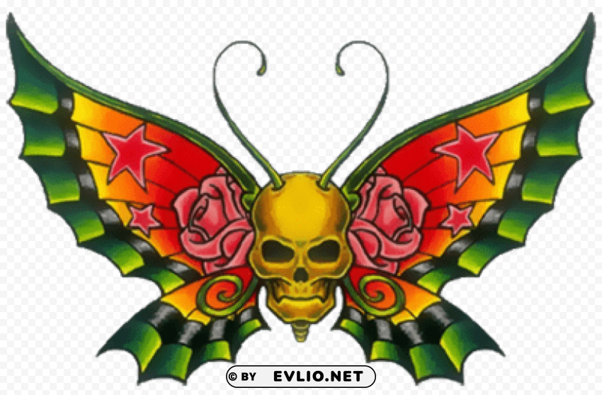 skullbutterfly PNG transparent images extensive collection