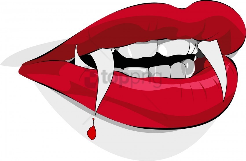 blood jaw mouth teeth vampire wallpaper Transparent Background Isolation in HighQuality PNG