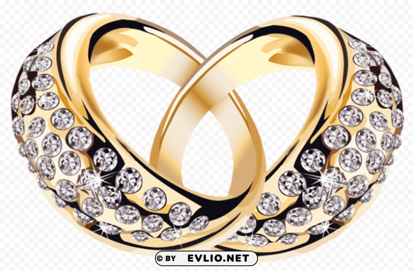 gold rings with diamondspicture PNG with clear background extensive compilation