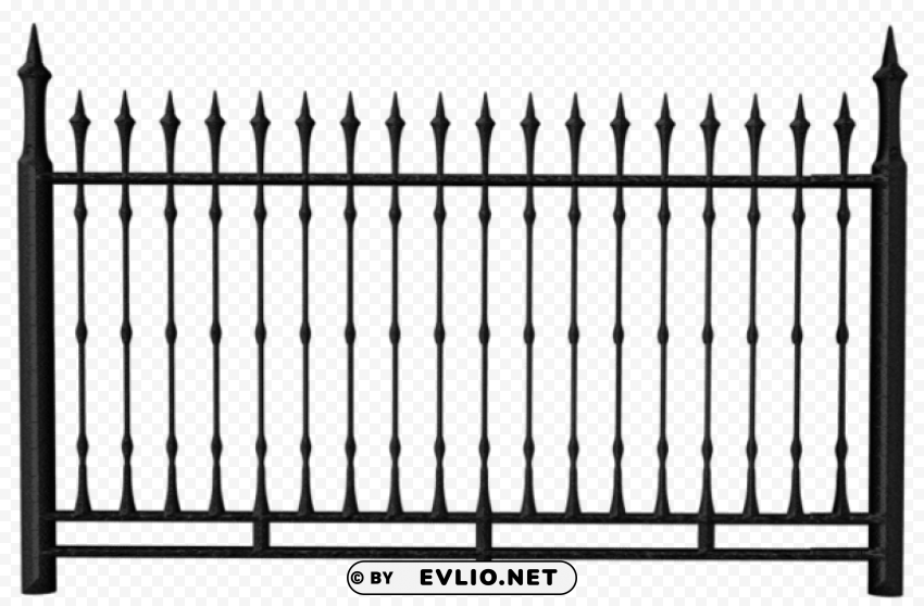 transparent black iron fence Free PNG images with alpha transparency comprehensive compilation