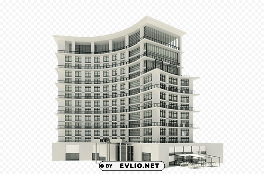 Big Building Transparent Background PNG Isolated Pattern