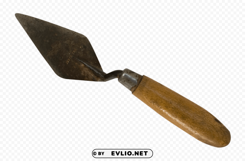 Trowel Isolated Artwork on HighQuality Transparent PNG