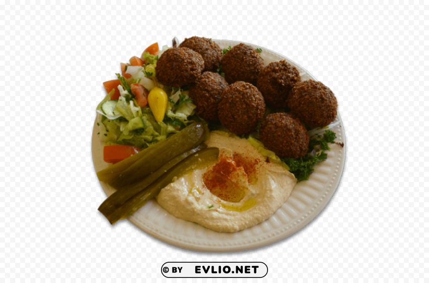 falafel Isolated Subject with Clear Transparent PNG