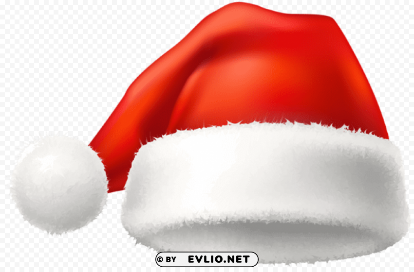 santa hat PNG transparent graphic