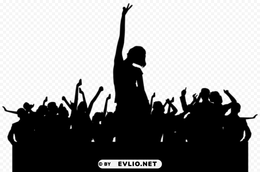 party people silhouettes Isolated Artwork in HighResolution Transparent PNG