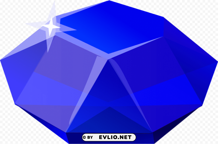 sapphire PNG Image with Transparent Background Isolation