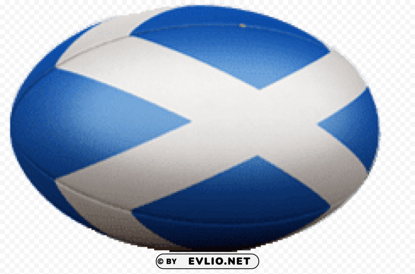 scottish rugby ball Isolated Graphic Element in Transparent PNG
