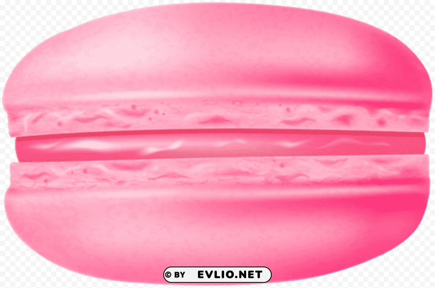 Sweet French Macaron Transparent Background Isolated PNG Icon
