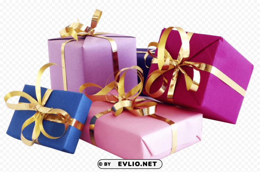 gifts Isolated Item on Clear Background PNG