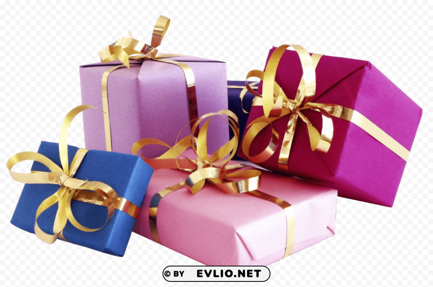 Gifts Isolated Item On Clear Background PNG