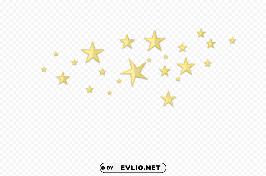 Gold Star Isolated Icon On Transparent PNG