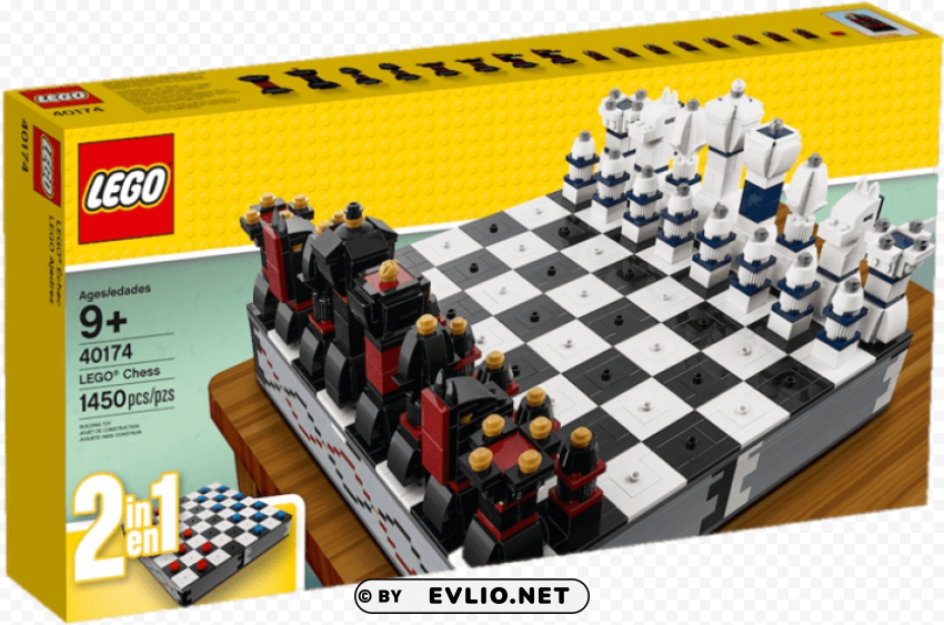 lego chess set 40174 PNG Image Isolated on Clear Backdrop