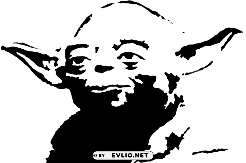 master yoda yoda black PNG images without licensing clipart png photo - fbbf3808