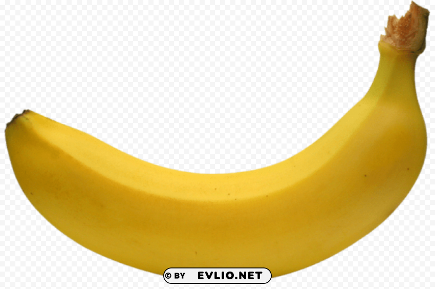 Large Banana Clean Background Isolated PNG Icon