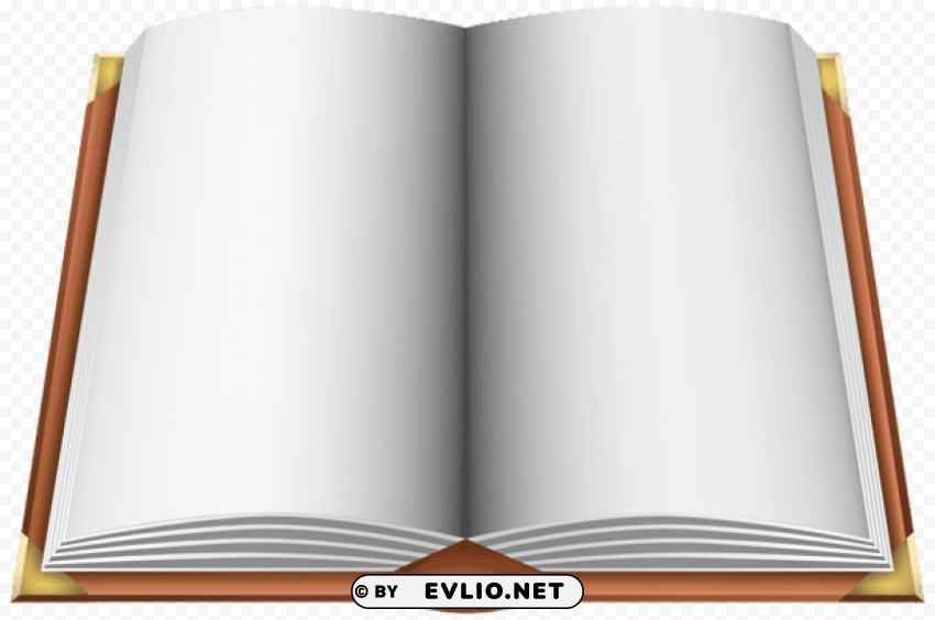 Open Book Brown PNG With Clear Background Extensive Compilation