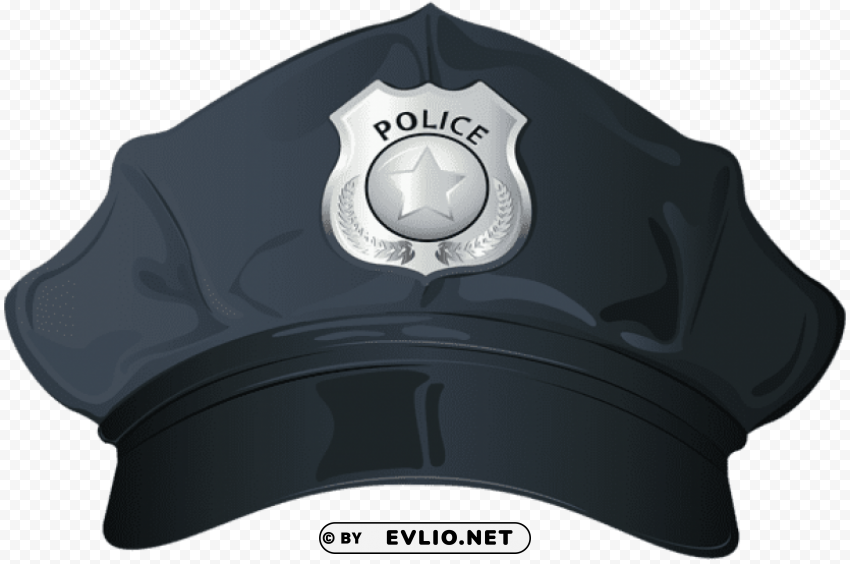 police hat PNG with Transparency and Isolation clipart png photo - b4d91625