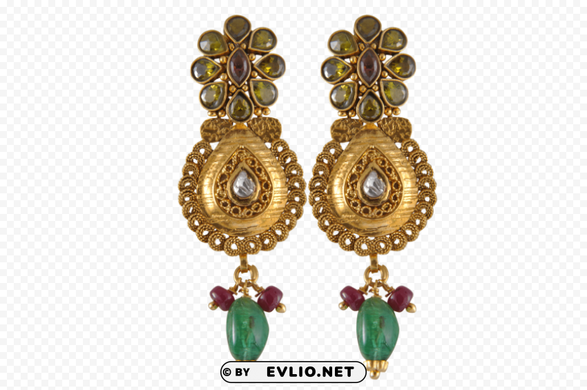 earring Isolated Graphic on Transparent PNG png - Free PNG Images ID da4ec43b