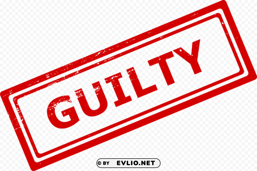 Guilty Stamp PNG Image With Clear Isolation