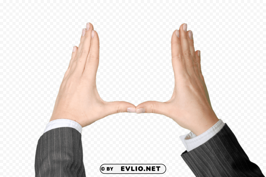 hands frame Clear background PNG graphics