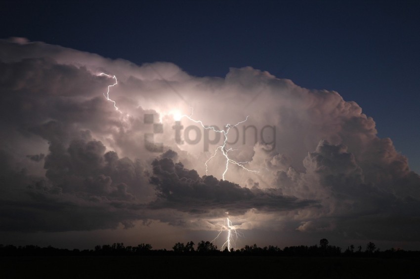 lighting cloud Isolated Artwork in HighResolution PNG