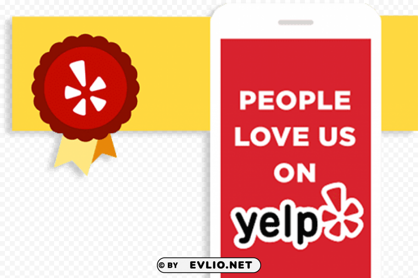 people love us on yelp 2018 Clear pics PNG