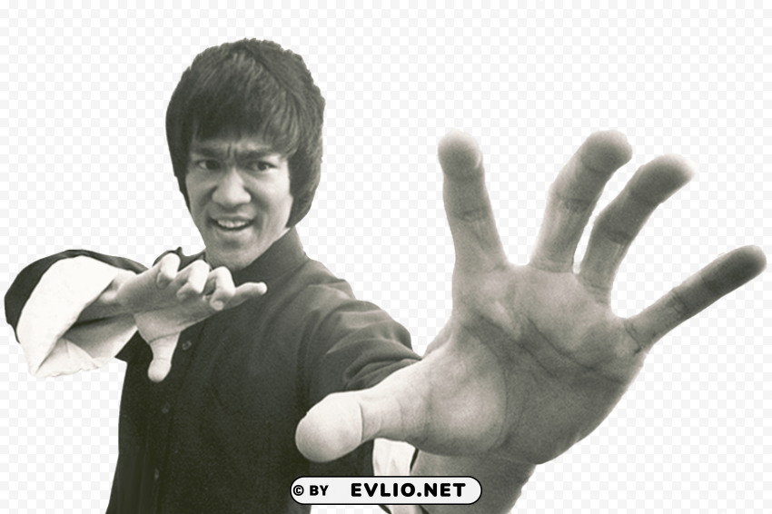 bruce lee PNG images with alpha channel selection