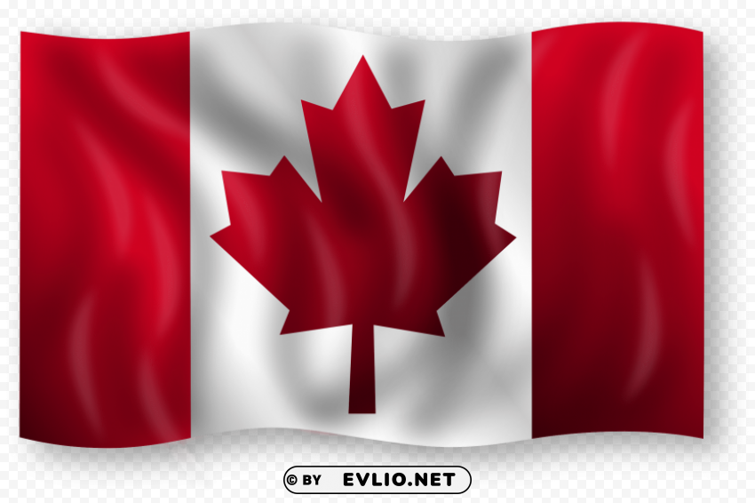 canada flag PNG graphics with clear alpha channel selection