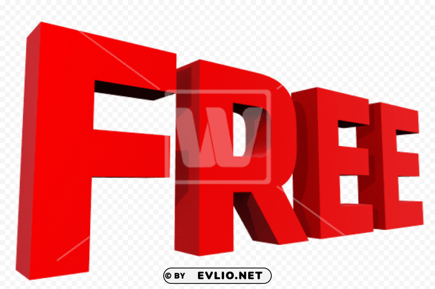 Free Sign Isolated Icon With Clear Background PNG