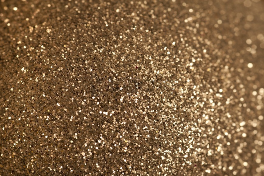 gold glitter texture Isolated Graphic on Transparent PNG