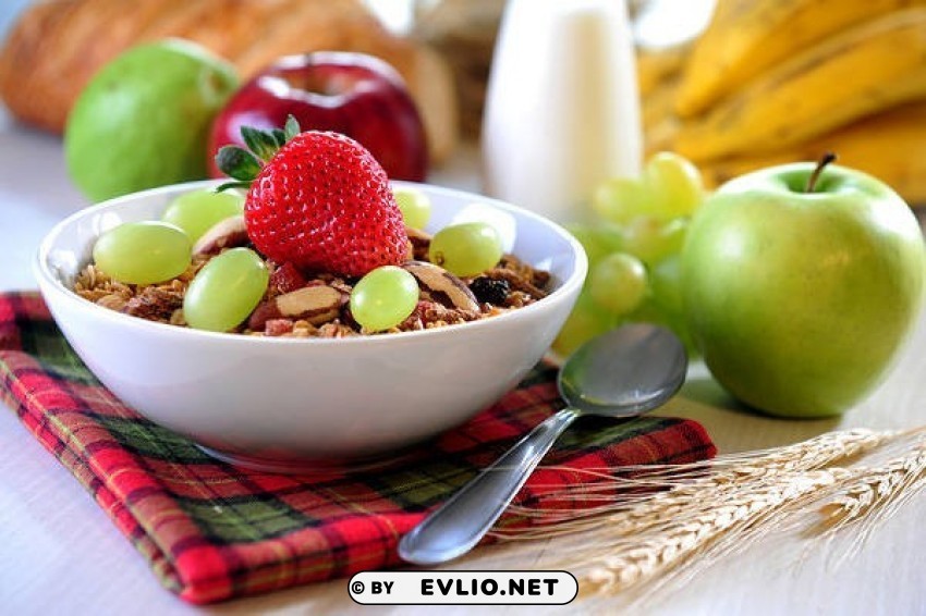 healthy breakfast PNG images for websites