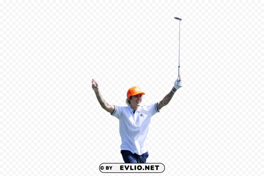 justin bieber golfing Transparent PNG graphics library png - Free PNG Images ID 28e43d13