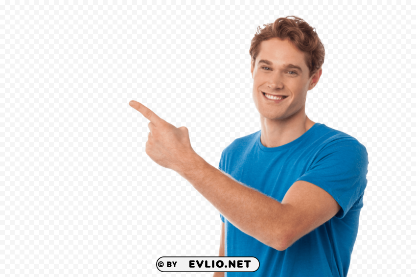 men pointing left HighQuality Transparent PNG Isolated Artwork
