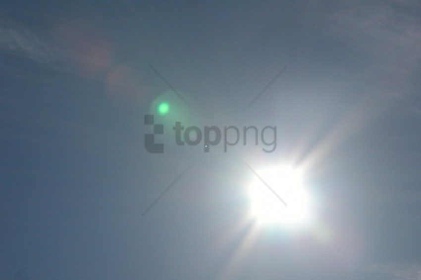 real sun lens flare Clear PNG image