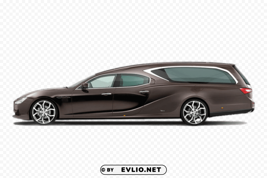 supercar hearse Isolated Design Element in PNG Format