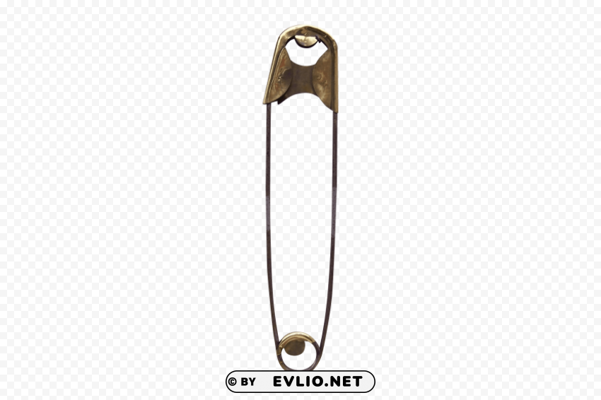 vintage giant safety pin's PNG Graphic with Isolated Transparency