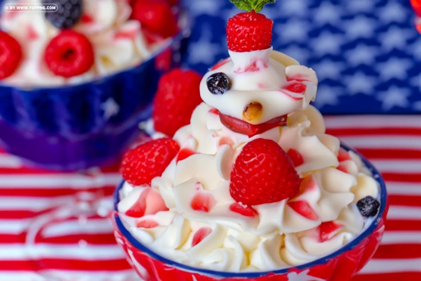 4th of July Dessert Ideas with Stunning Backgrounds Free PNG download